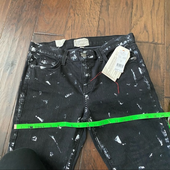 Current/Elliott Black Jeans NWT Trucker Vintage Inspired Skinny Jeans Size 29 - Picture 12 of 16